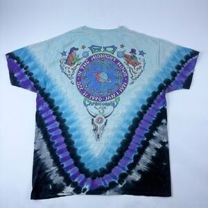 Liquid Blue Men's Multicolor Tie-Dye Capricorn Graphic Tee